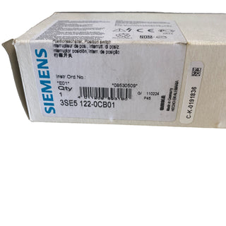 Siemens 3SE5122-0CB01 Positionsschalter 1S+1Ö Metall neu1