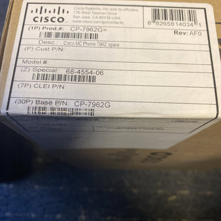Cisco Unified IP Phone CP-7962G – NEU & OVP – Wideband Audio – PoE2