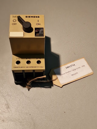 Siemens 3VE3-000-2LA00 Motorschutzschalter | 6,3 - 10 A | Geprüft0