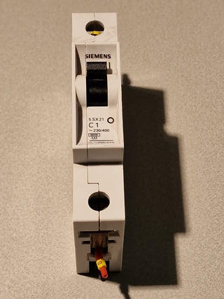 Siemens 5SX21 C1  Sicherungsautomat C1 niedrige Bauform 55mm#110