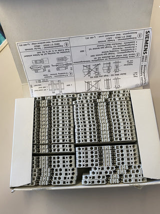 50x Siemens 8WA2011-1DF40 Durchgangsklemme NEU OVP Reihenklemme0