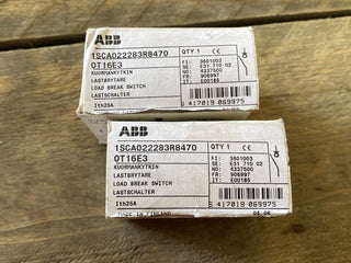 ABB OT16E3 Lasttrennschalter 16A 3-polig – NEU & OVP2