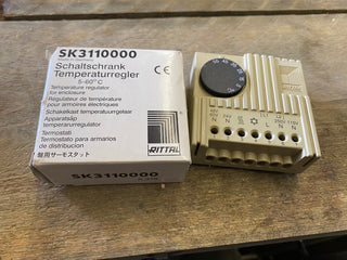 Rittal 3110.000 19 Zoll Netzwerkschrank-Temperaturregler Grau0