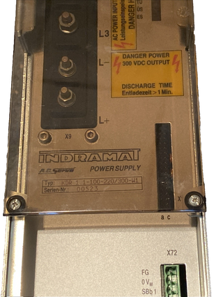 Indramat KDR 1.1-100-220/300-W1 Netzrückspeise-Versorgungsmodul – Top Zustand1