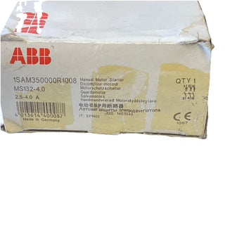 ABB MS132-4.0 Motorschutzschalter 2,5–4,0A 1SAM350000R1008 neu1
