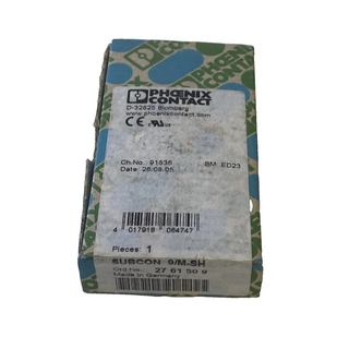 Phoenix Contact SUBCON 9/M-SH - 2761509 D-SUB Busstecker 9-polig Stift - NEU/OVP1