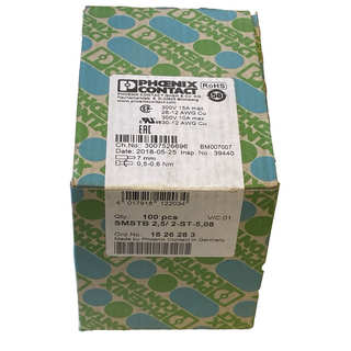 100x Phoenix Contact 1826283 Leiterplattenstecker SMSTB 2,5/ 2-ST-5,08 – NEU