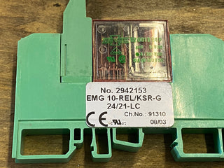 9x PHOENIX CONTACT Relaismodul EMG 10-REL/KSR-G 24/21-LC - 2942153 24VDC1