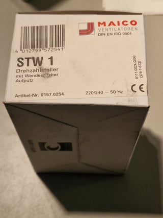 Lunos Drehzahlregler identisch mit Maico STW 1,0