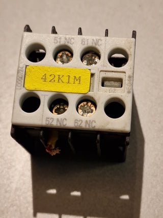 Siemens 3RH1911-1FA02 Hilfsschalterblock Hilfsschütz 2NC 2-polig S00 Gebraucht0