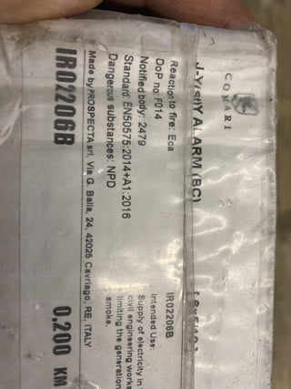 POSTEN Mit 4  Rollen COMARI ALARM KABEL F014 24797