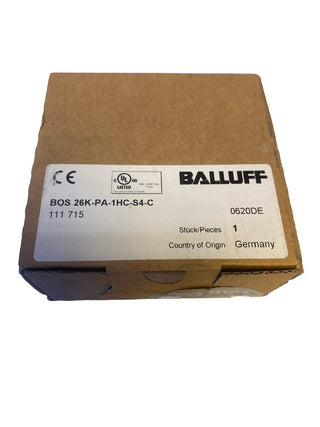 Balluff Balluff BOS 26K-PA-1HC-S4-C Sensor,opt.Taster,Stecker DC,pnp,sn=30-300mm2