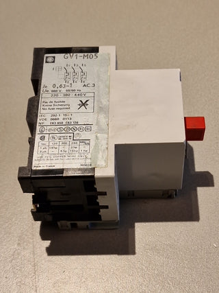 Telemecanique GV1-M05 Motor Überlastung Schutz Starter 0.63-1A Amp3