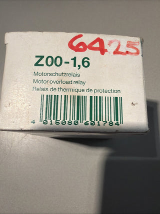 Moeller (Eaton) Z00-1,6 Motorschutzrelais 1,0 - 1,6A | EAN 40150806017840