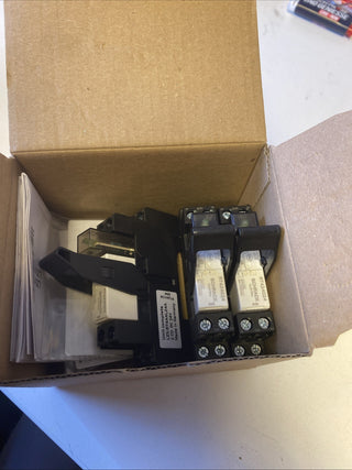 3x Siemens LZS:RT4A4L24A Steckrelais Komplettgerät1