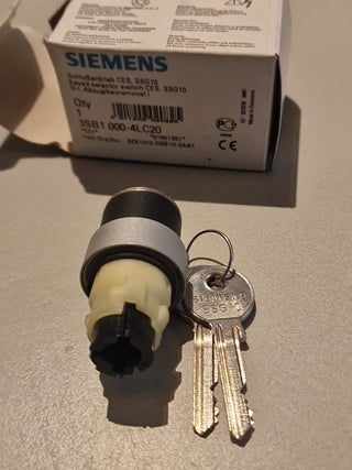 Siemens 3SB1000-4LC20 Schlüsselschalter 22mm CES SSG10 – NEU & OVP2