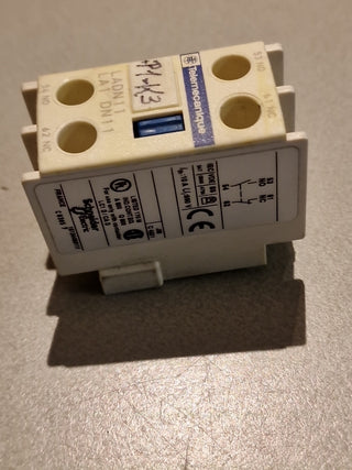 Telemecanique LADN11 Hilfsschalterblock TeSys Hilfsschütz 1NO+1NC 4-polig Gebr.1