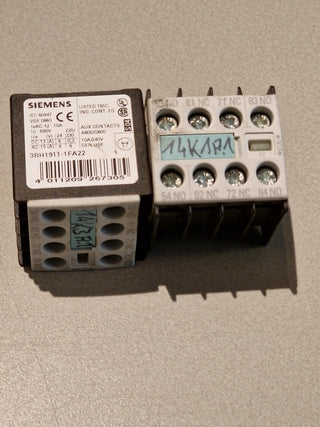 2xSiemens Hilfsschalterblock 3RH1911-1FA22 -2400437#25