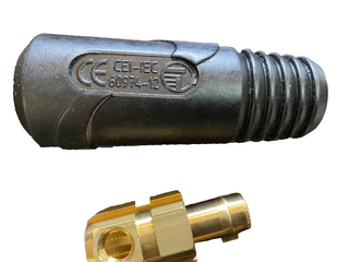 Schweißkabelstecker / Masse-Stecker SK 10-25 (Dorn Ø 9mm)1