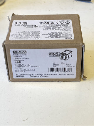 Siemens SIRIUS Leistungsschütz 3RT2015-1BB41 – NEU & OVP1