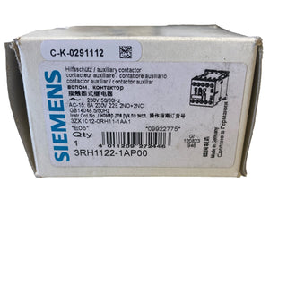 SIEMENS Hilfsschütz 3RH1122-1AP00 | 230V 50/60Hz | 6A | 2N0+2NC1