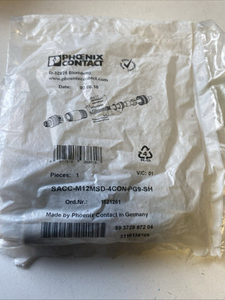 Phoenix Contact SACC-M12MSD-4CON-PG 9-SH Datensteckverbinder M12 1521261 NEU