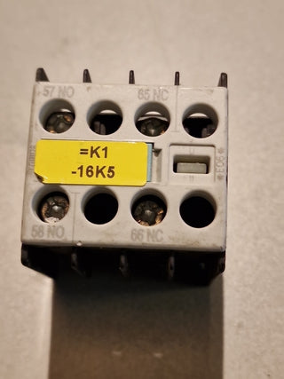 Siemens 3RH1911-1FB11 Hilfsschalterblock Hilfsschütz S00 1NO+1NC 10A 240V Gebr.0