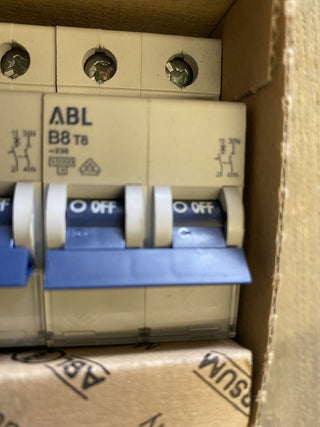 ABL Sursum B8T8 Leitungsschutzschalter Sicherungsautomat B8 230V 2-polig NEU0