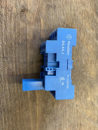 Finder 94.44.1 Relaissockel, 7 A, 300VAC, Blau, für Serie 55/853