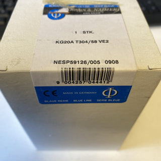 EB-Lasttrennschalter für DIN 4P 20A Front: 0-1 grau 44×45mm Sperrvorrichtung gra4