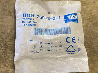 SICK Induktiver Sensor IM18-05BPS-ZC1 M18, 5mm bündig, PNP NO Schließer, 60119912