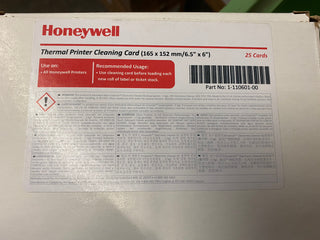 25x Honeywell / Intermec Reinigungskarten 1-110601-00 – NEU & OVP1