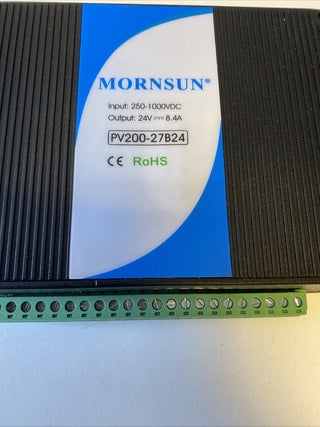 MORNSUN PV200-27B24 | 200W DC/DC-Wandler | 200-1000VDC zu 24VDC3