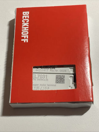 Beckhoff EL7031 EtherCAT-Klemme (Schrittmotorendstufe) – NEU & OVP