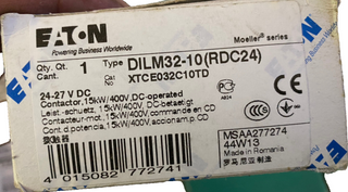 Eaton DILM32-10(RDC24) Leistungsschütz 24V DC 32A 15kW 3-polig +1
