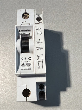 Siemens 5SX2116-7 C16 Sicherungsautomat  230/400V0