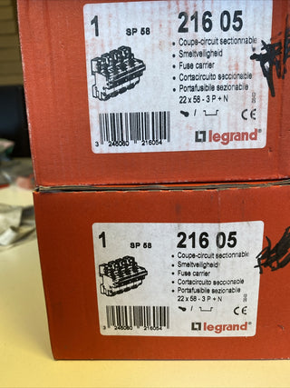 3P + N Sicherungshalter mit 22x58 SP 58 LEGRAND 021605 Sicherungskassette2