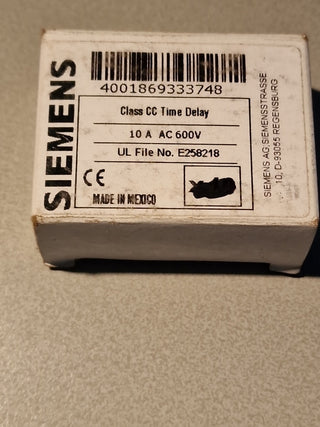 Siemens 3NW11000HG Zylindersicherungseinsatz 10 A 600 V 1stück1