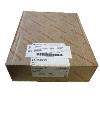 50x Weidmüller Schutzleiter-Reihenklemme ZPE 6-2/3AN (Art.-Nr. 1771360000) – NEU
