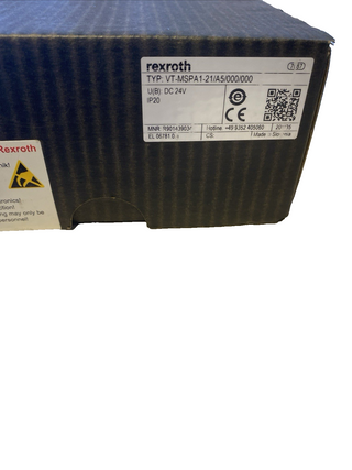 Bosch Rexroth VT-MSPA1-21/A5/000/000 Ventilverstärker R901439034 – NEU & OVP