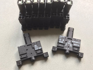 10x Siemens 3SB3423-1PC Lampenfassung LED Grün 24V AC/DC | NEU & OVP2