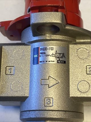 SMC VH630-F03 Handventil Drehschieberventil 4/3-Wege G 3/8" – [Neu1