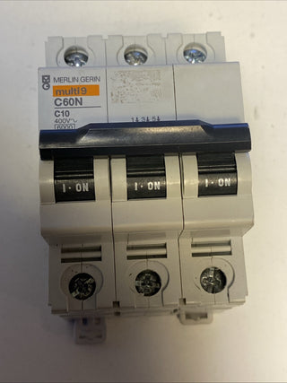 Merlin Gerin Multi 9 C60N Leitungsschutzschalter | 3-polig | 10A (24282)1