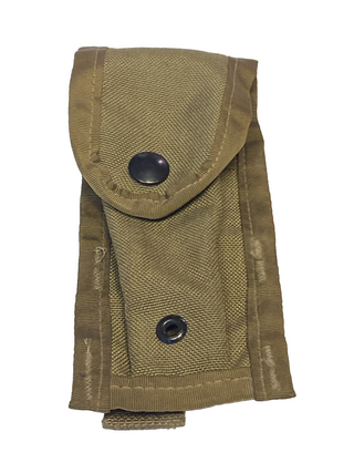 USMC MOLLE 2-Magazine Ammunition Pouch, NSN 8465-01-532-2304 (Coyote Brown)0