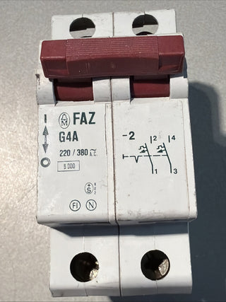 1x Moeller FAZ-G4 Leitungsschutzschalter G4 4A 1-polig Sicherungsautomat GEB0