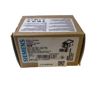 Siemens 3RT2017-1AK62 Schütz SIRIUS 3-polig 12A 5,5kW 110V neu0