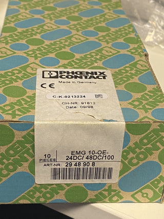 10x Phoenix Contact Halbleiterrelais 2948908 EMG 10-OE-24DC/48DC/100 NEU OVP0