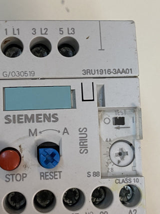 Siemens SIRIUS 3RU1116-1EB0 Überlastrelais (Gebraucht)4