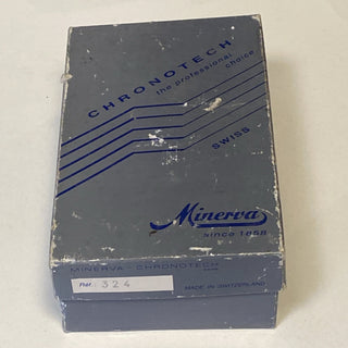 Minerva Chronotech Swiss 324 digitale Stoppuhr – Profi-Qualität – Vintage/Gebrau11