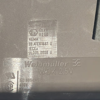100x Weidmüller WDK 2.5 Doppelstockklemme 1021500000 W-Reihe 2,5mm² Schraub NEU3